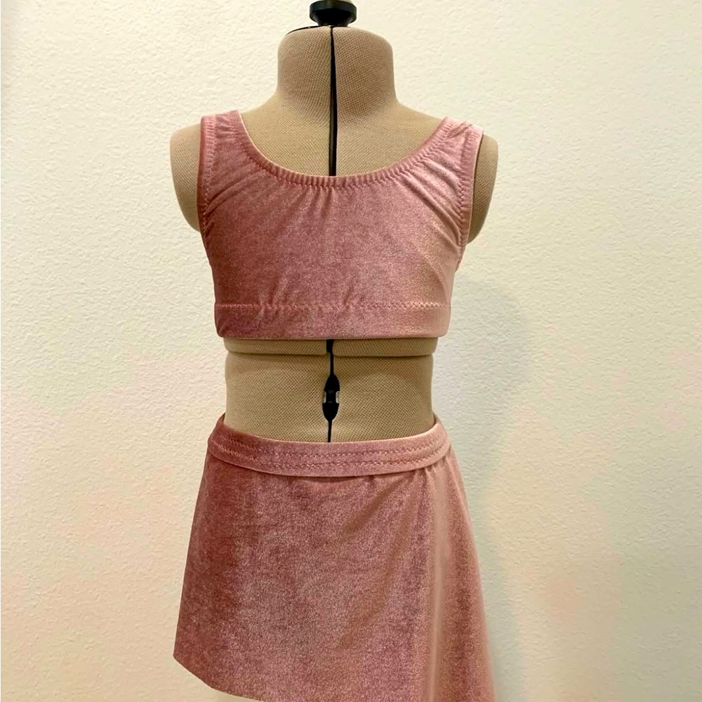Custom Lyrical or Contemporary Dance Costume Size 8-10 EUC work twice
